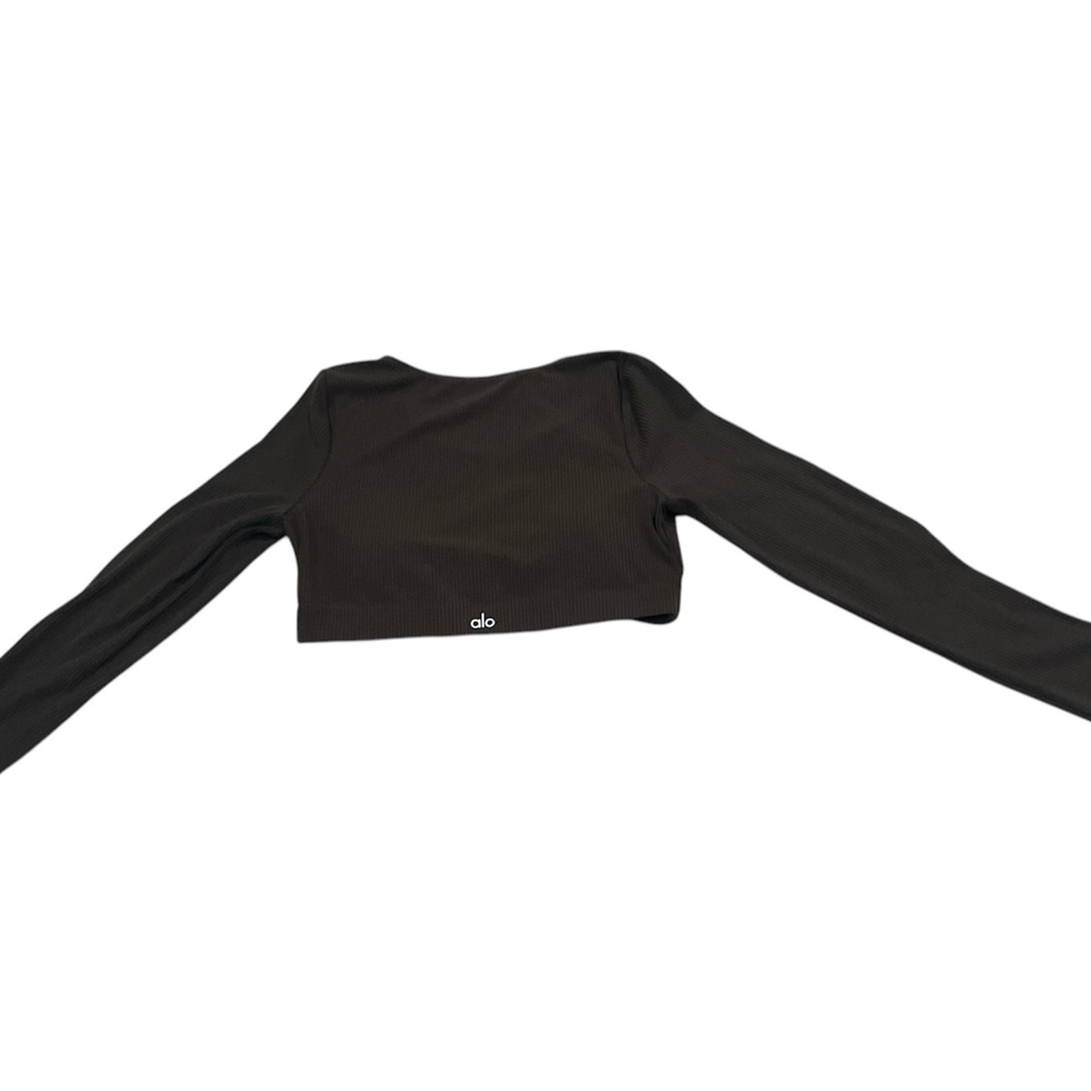 Alo Long Sleeve Ribbed Top - Picture 8 of 9
